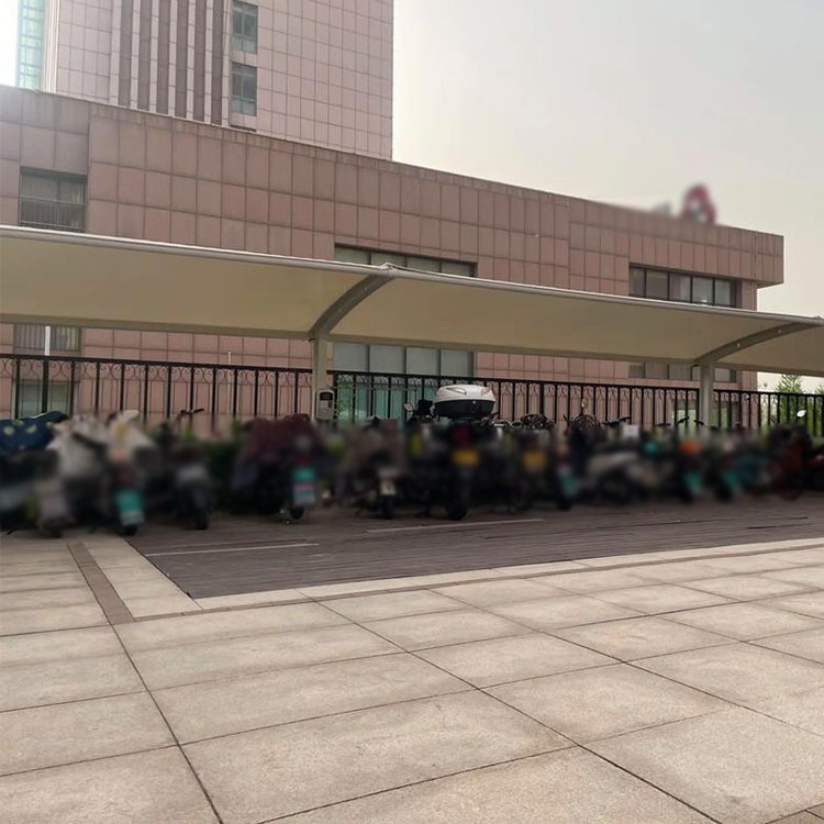 长武县膜结构电动车棚