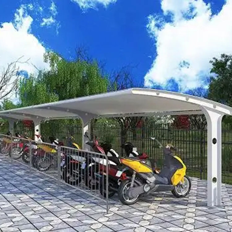 长武县膜结构电动车棚